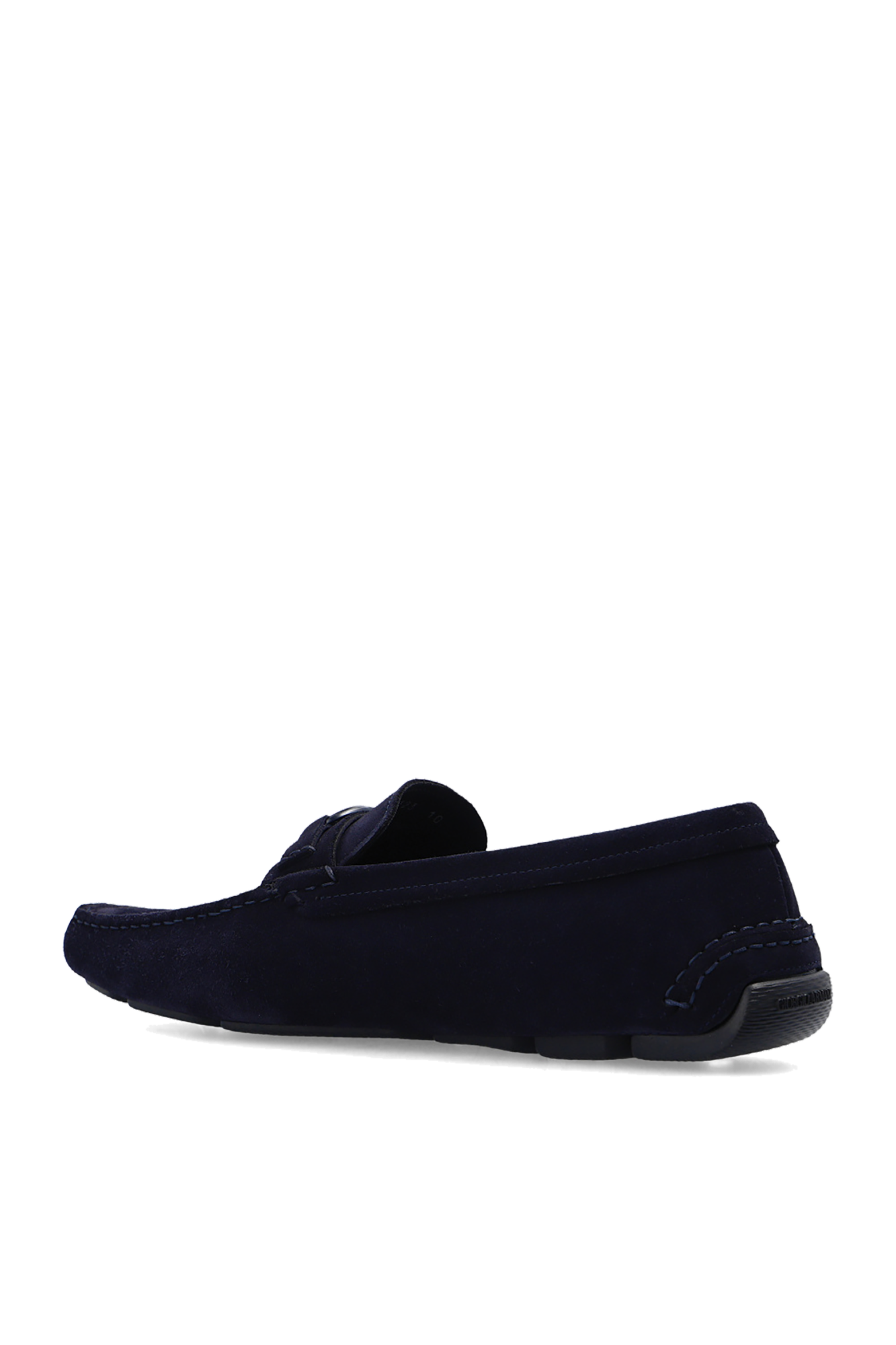 Giorgio Armani Moccasins with logo | Men's Shoes | Vitkac